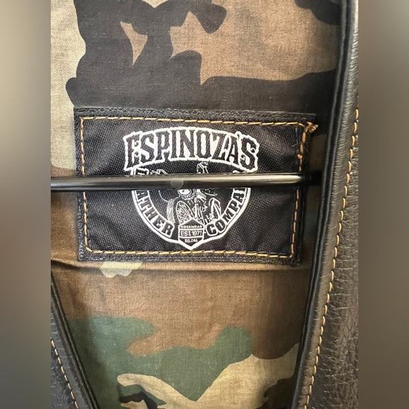 Espinoza Custom Leather Vest - Picture 4 of 5